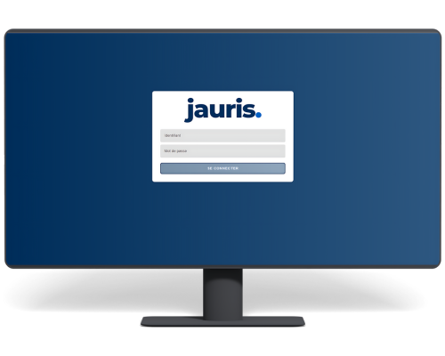 interface de connexion jauris, outil de rédaction automatisée IA